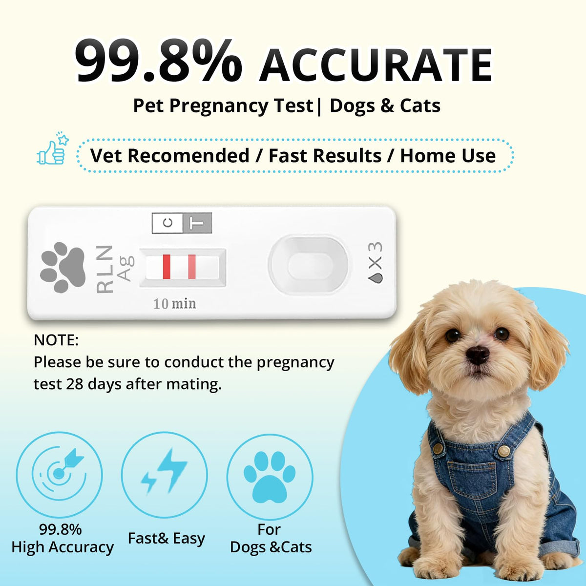 Dog & Cat Pregnancy Test Kit W921618