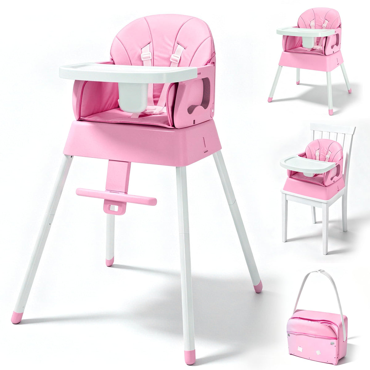 5 in 1 Foldable Baby High Chair Y118919