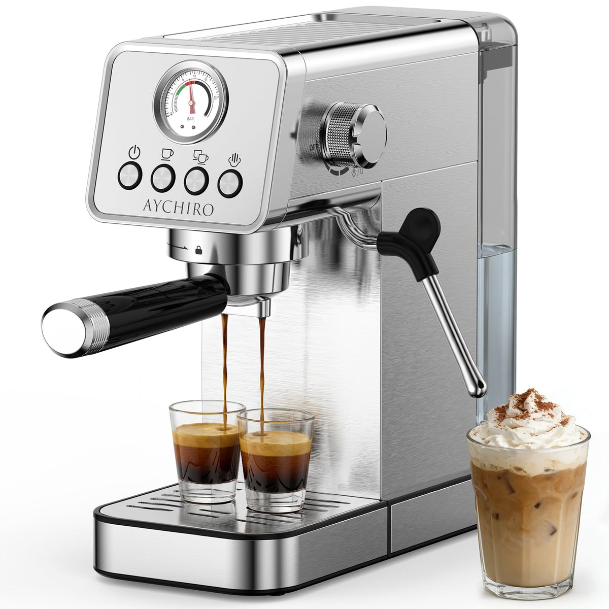 20 Bar Espresso Machine with Steam Wand E277971