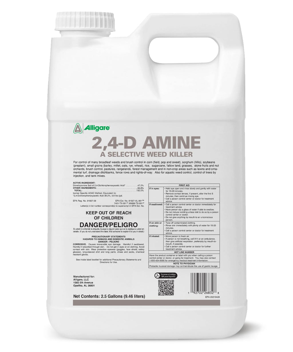 2,4-D Amine Weed Killer Concentrate 2.5 Gallons U77758