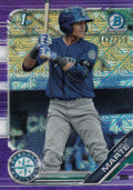 2019 Bowman Chrome Prospects Refractors Purple #BCP-97 Noelvi Marte 42/250 Baseball Trading Card H9231