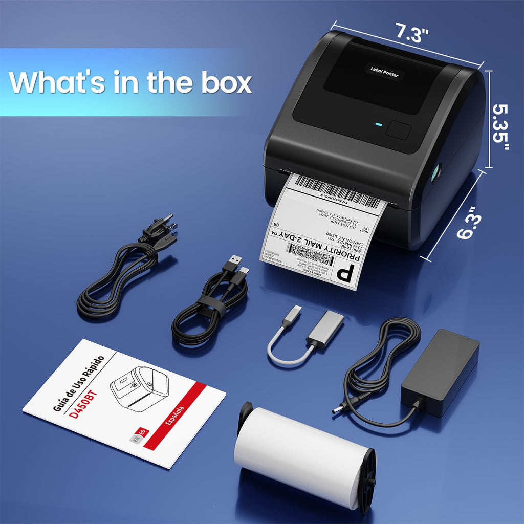 Bluetooth Shipping Label Printer L7862