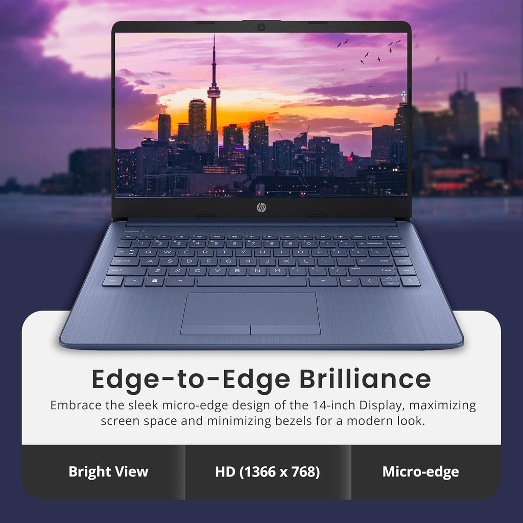 14" Ultral Light Thin Laptop, Quad-Core Intel Celeron, 16GB RAM, 564GB, Windows 11 S, Royal Blue I27503