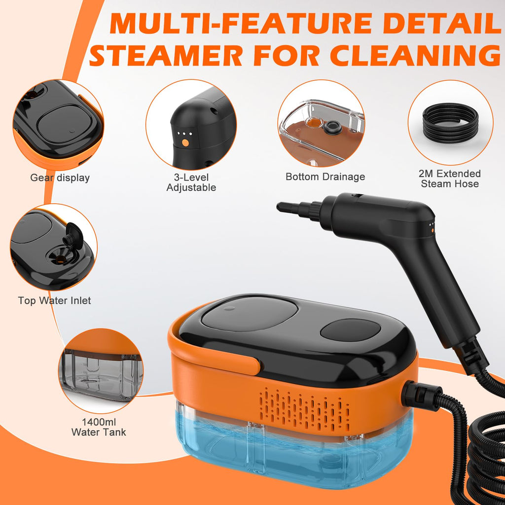 Portable Handheld Steam Cleaner with 16 Accessories Y720