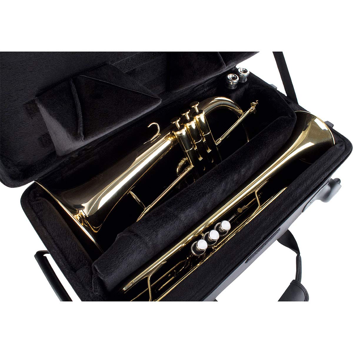 Trumpet/Auxiliary Combo Case with Wheels E393