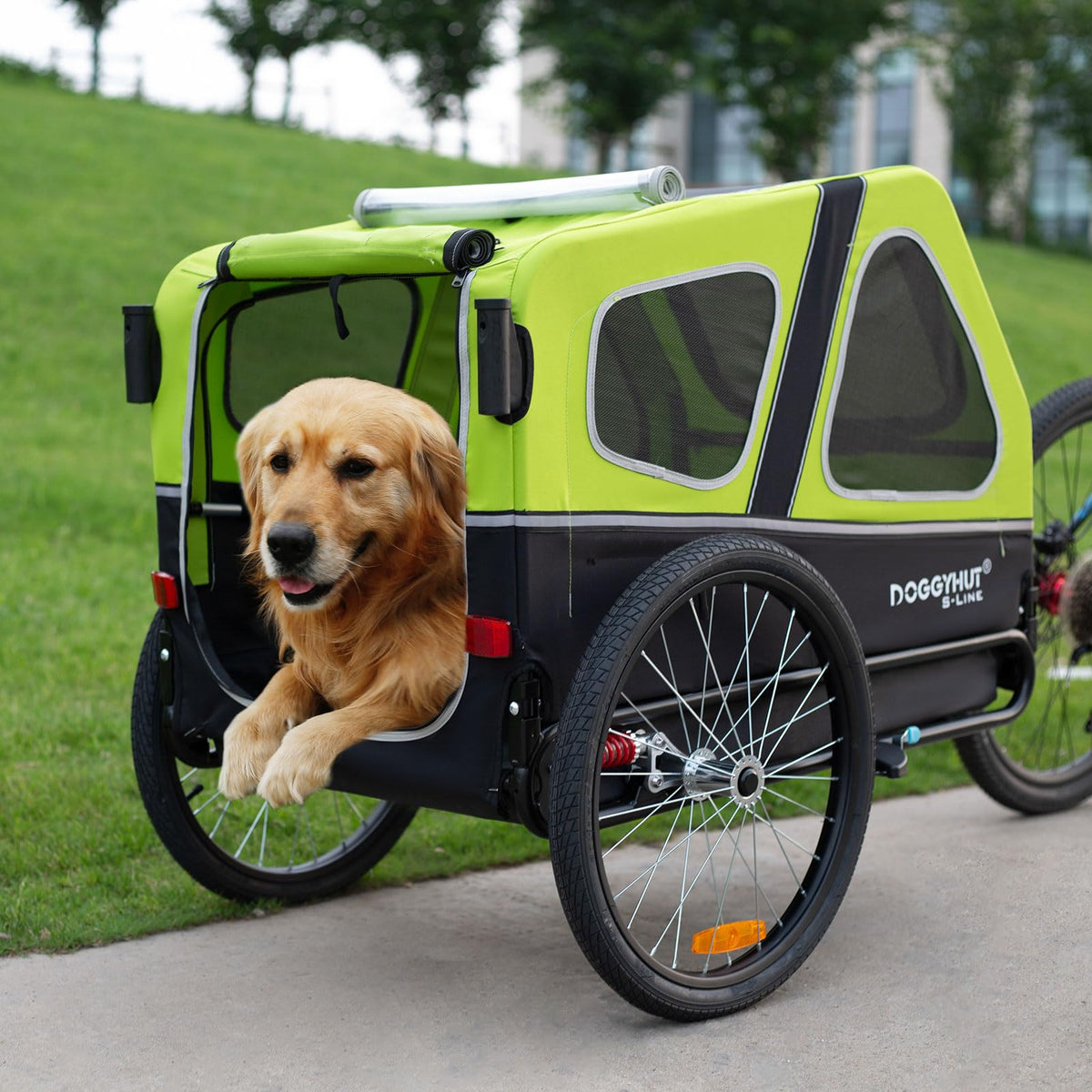 XL Pet Bike Trailer & Stroller with Suspension Wheels M405305