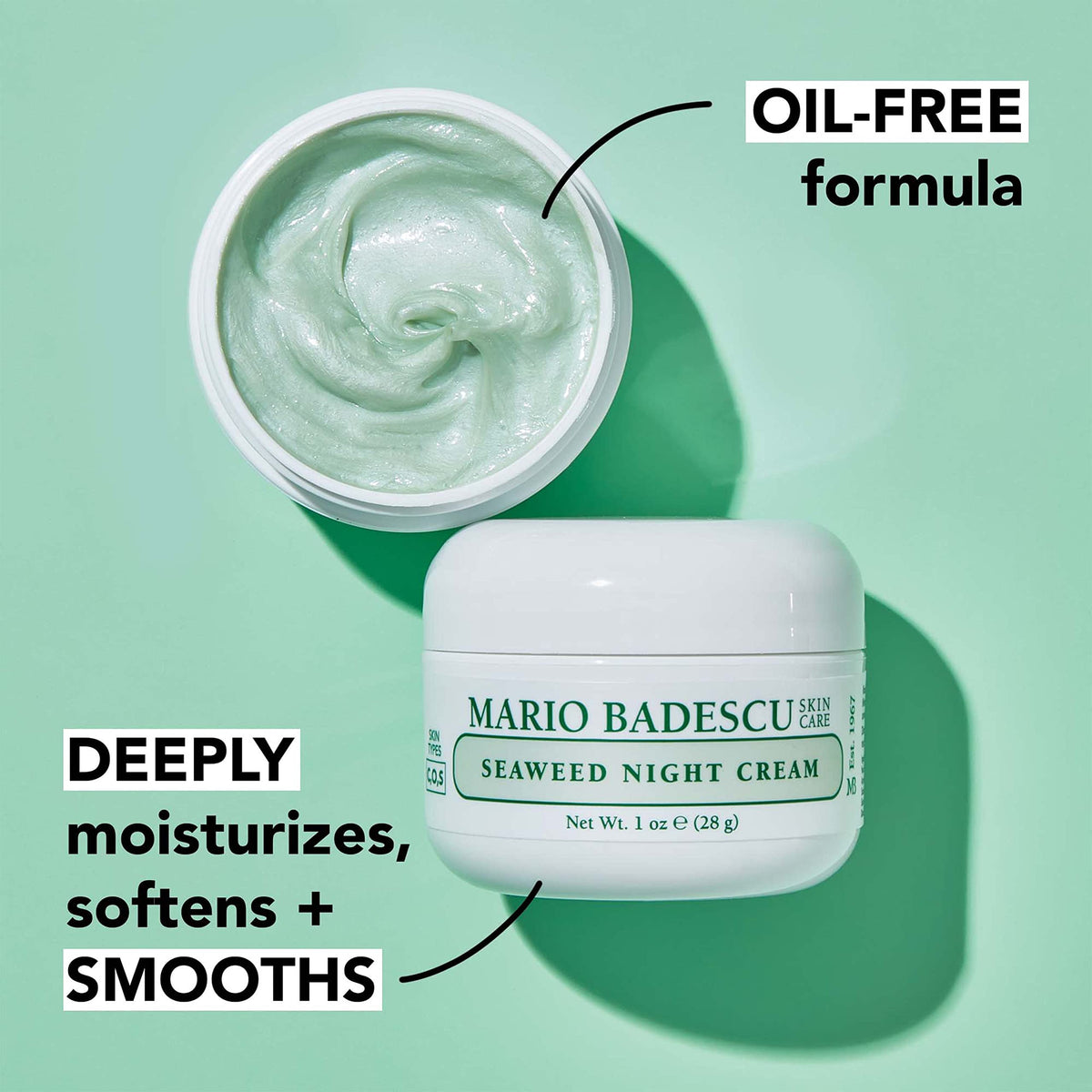 Seaweed Night Cream Oil-Free Moisturizer with Collagen X1766