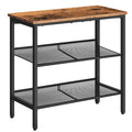 3-Tier Narrow End Table with Adjustable Shelves X37189