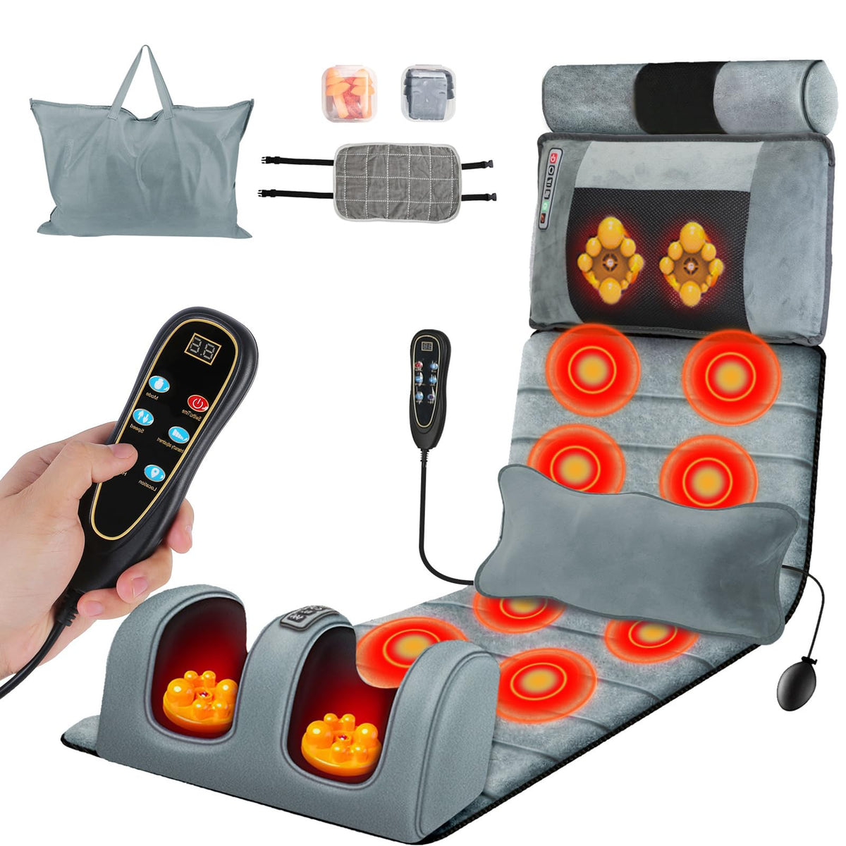 Full Body Massage Mat with Heat X7840