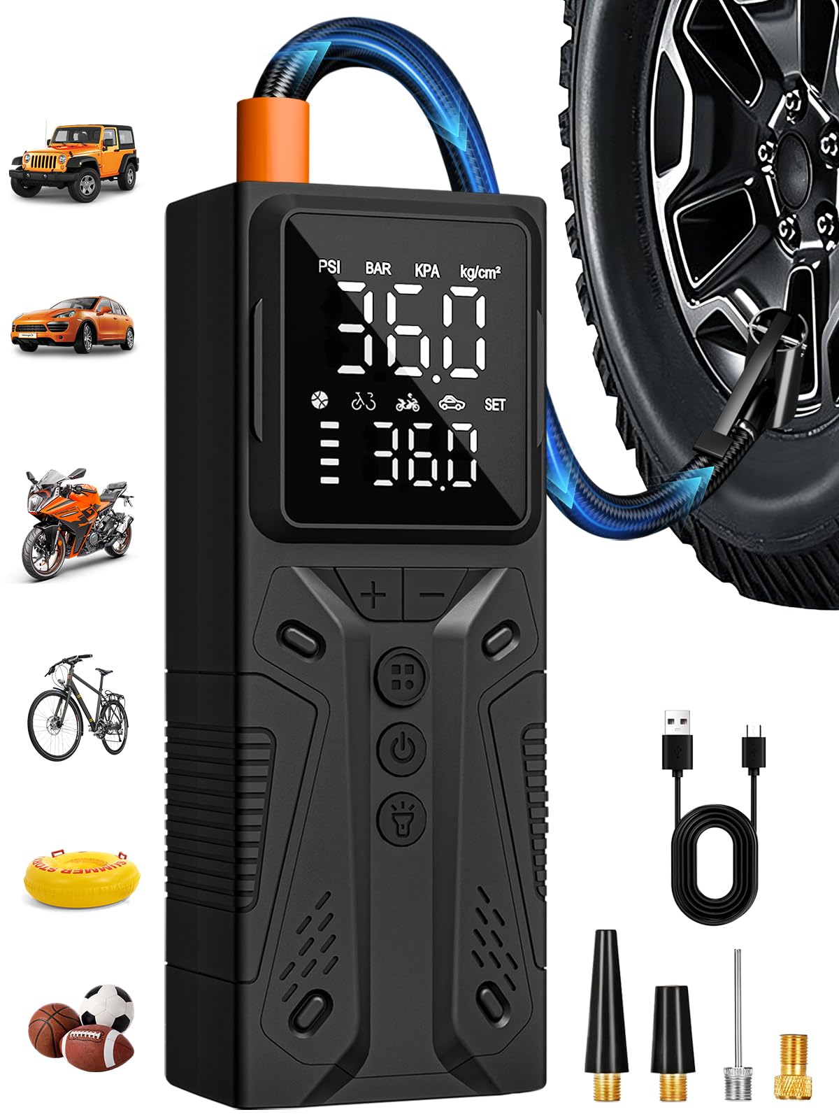 Portable Air Compressor 150PSI Auto Shut-Off V876