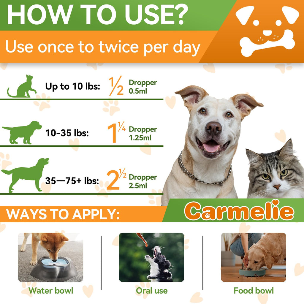 Flea and Tick Prevention for Dogs and Cats 60ml R538