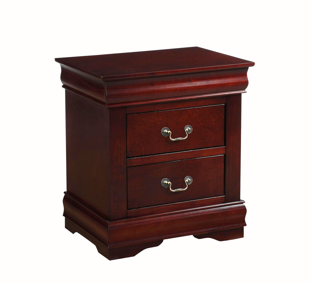 2-Drawer Wood Nightstand X183