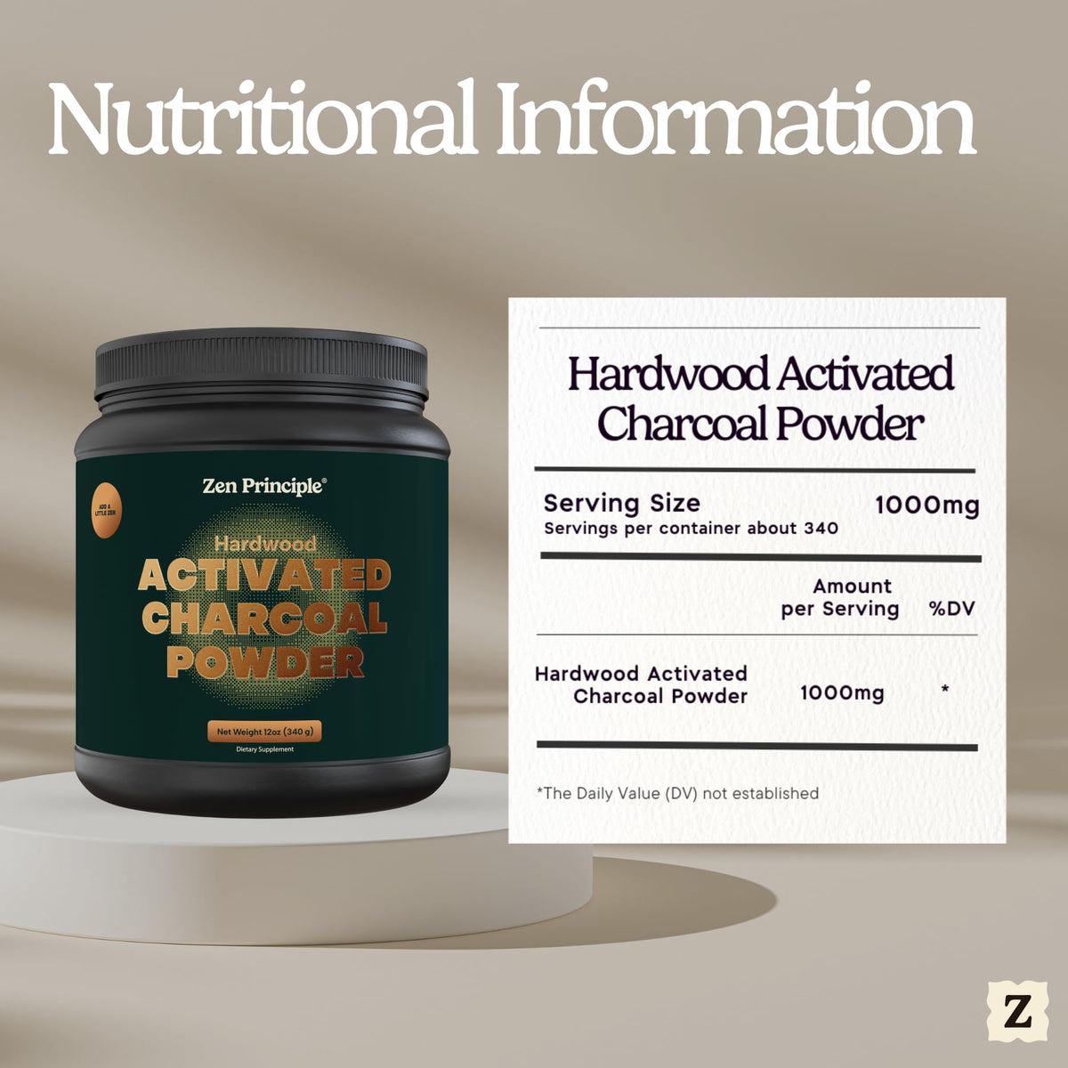 Activated Charcoal Powder 12 oz D72999