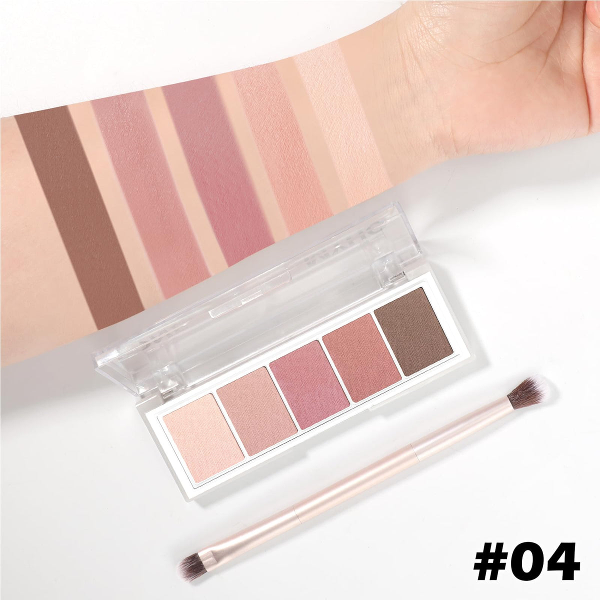 5 Colors Matte Eyeshadow Palette L385906