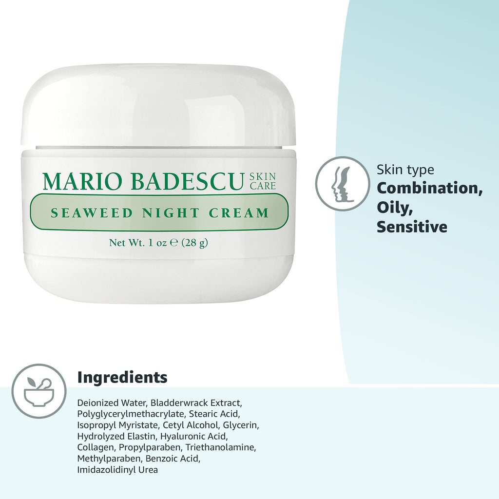 Seaweed Night Cream Oil-Free Moisturizer with Collagen X1766
