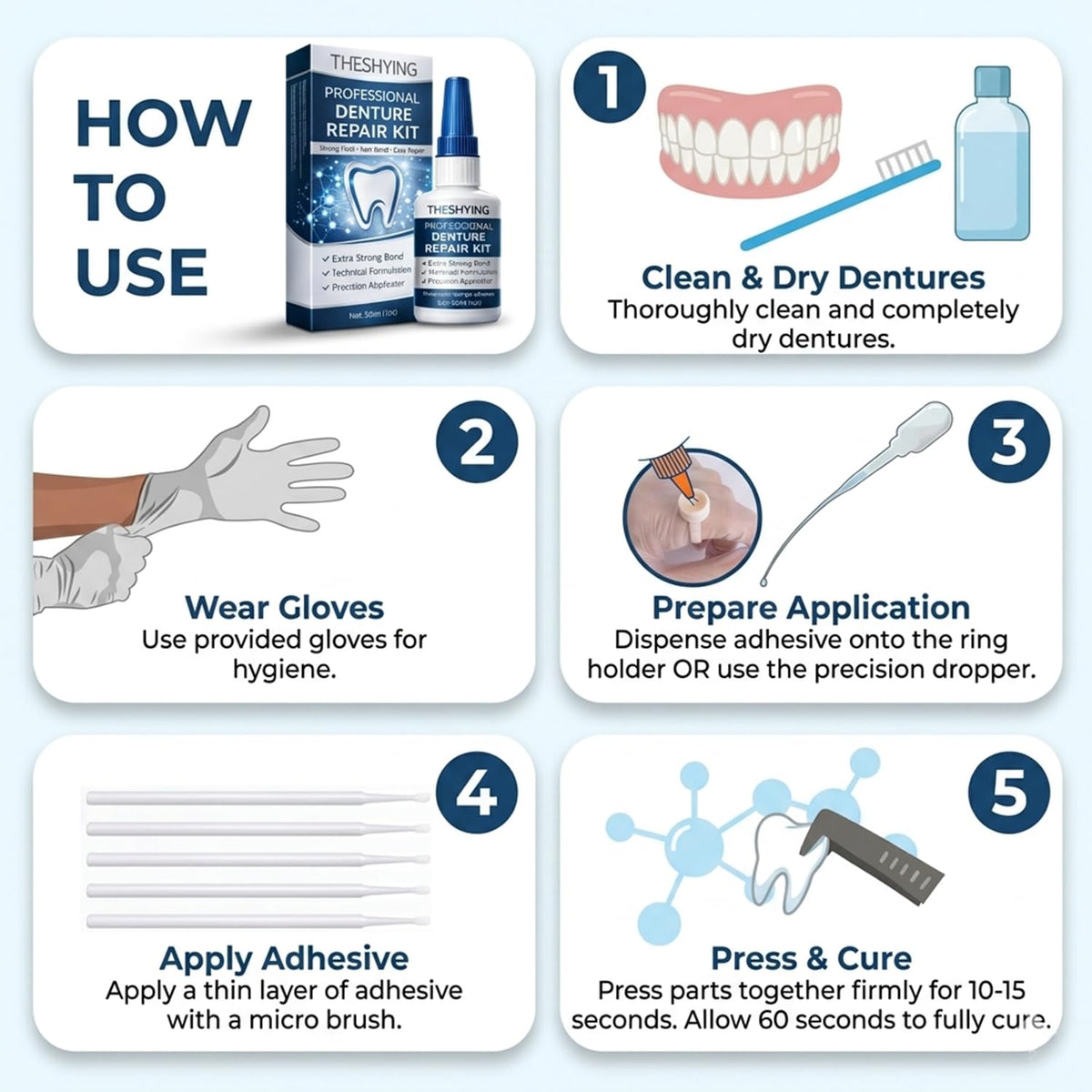 Professional Grade Dental Glue 1oz C56326
