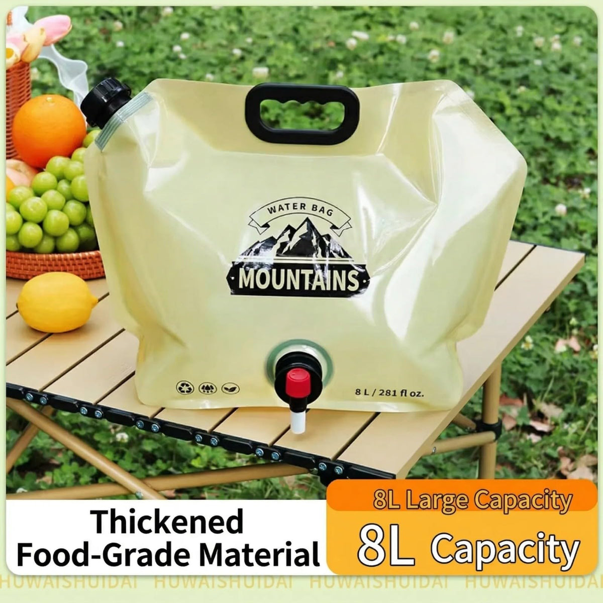 2 Gallon BPA-Free Leak-Proof Water Container with Faucet G628391