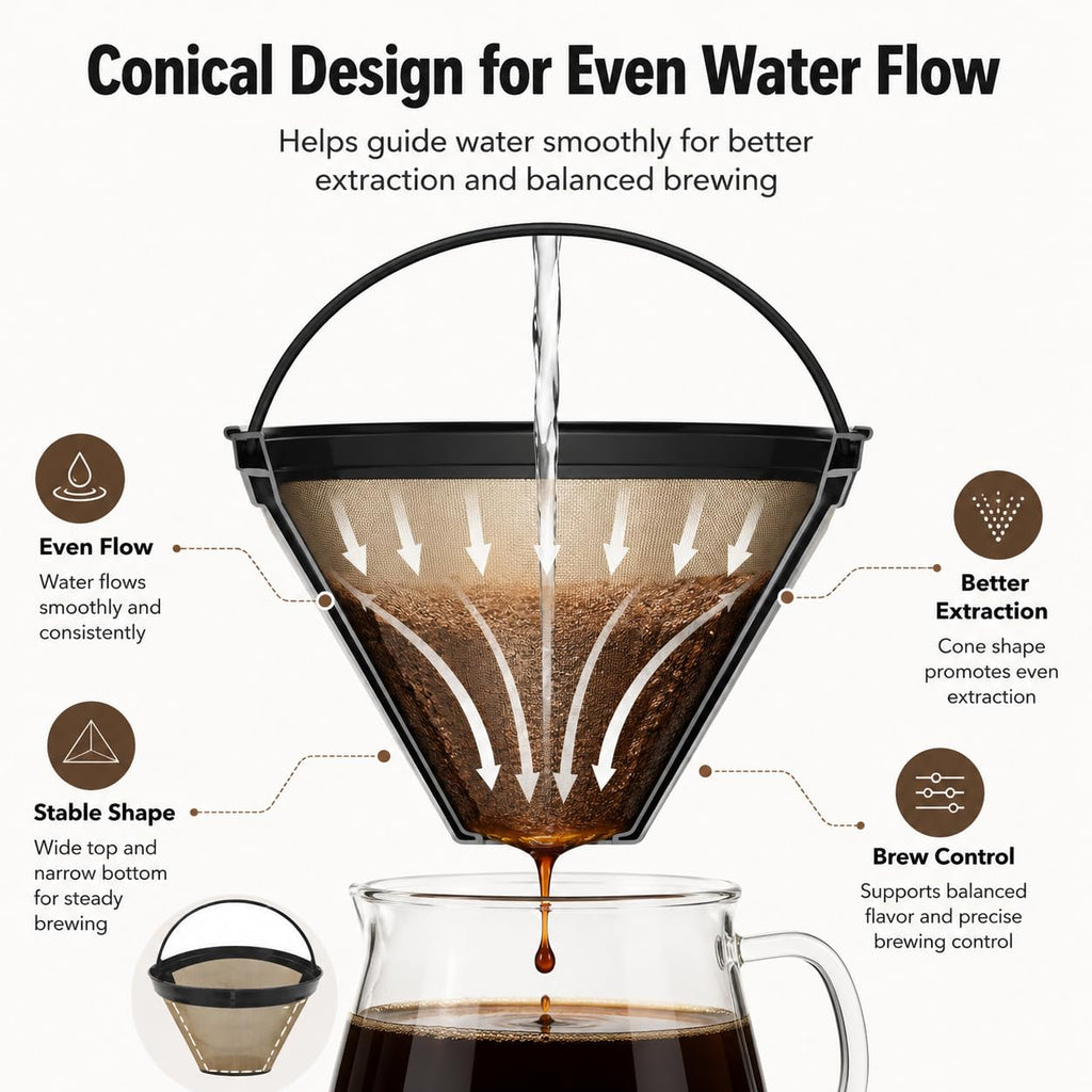 Reusable #4 Conical Coffee Filter B96415