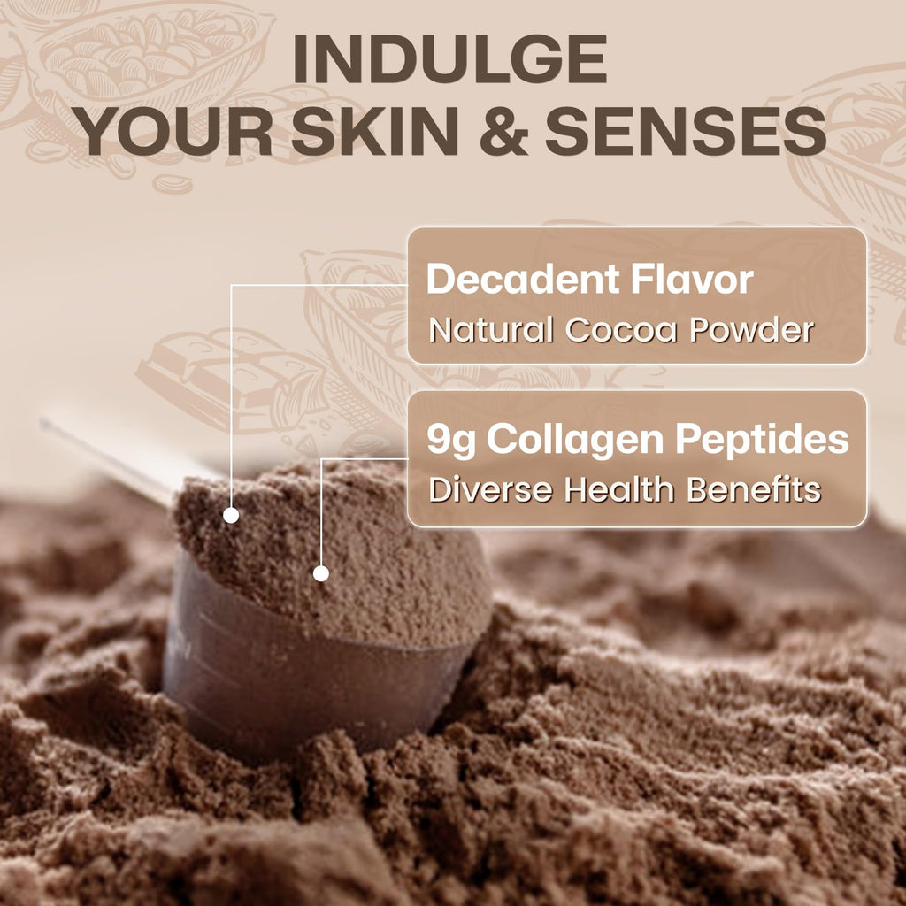 Multi Collagen Peptides Powder Chocolate Flavor 35 Servings Z231655