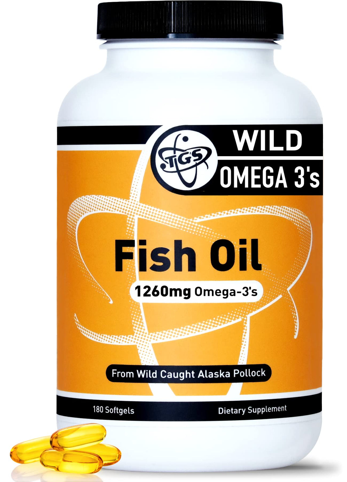 Omega 3 Fish Oil 1260mg 180 Capsules Y1295