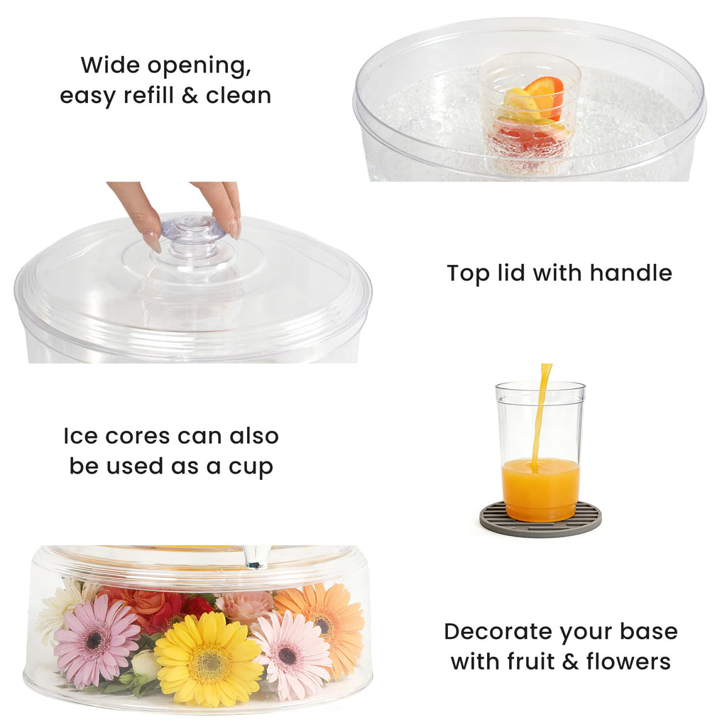 2 Gallon Beverage Dispenser with Stand T48710