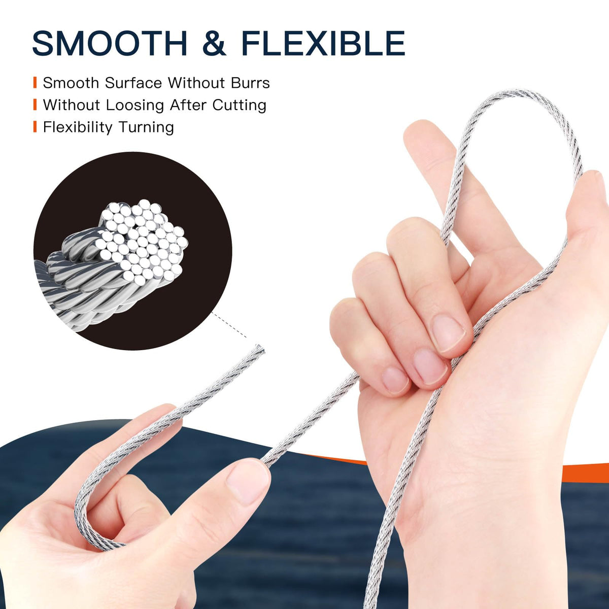 1/8" T316 Stainless Steel Cable V992020