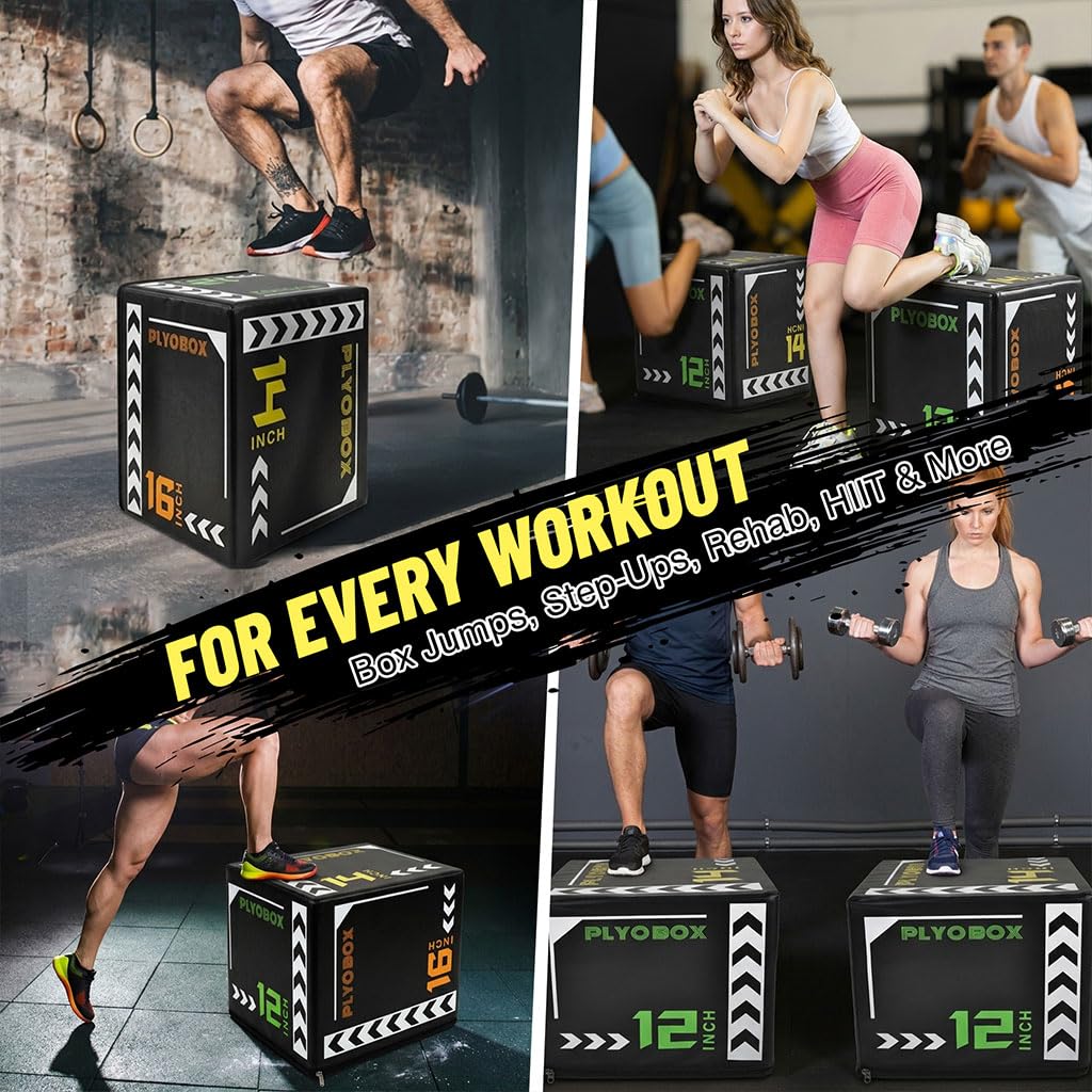 3-in-1 Foam Plyo Box 20/24/30 Inch E974601