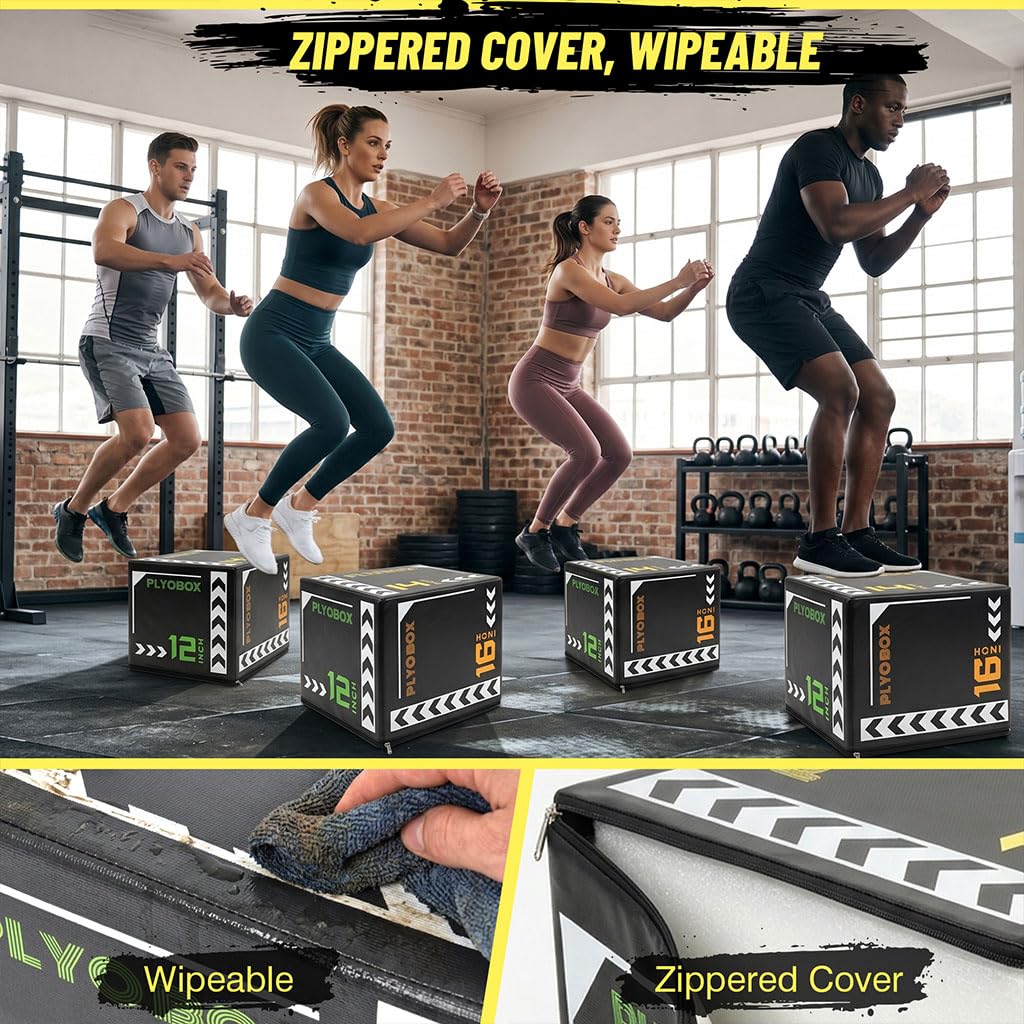 3-in-1 Foam Plyo Box 20/24/30 Inch E974601