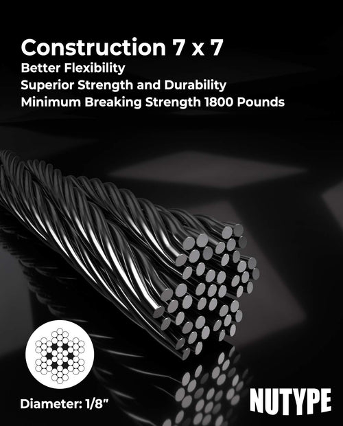 1/8" T316 Stainless Steel Cable V992020