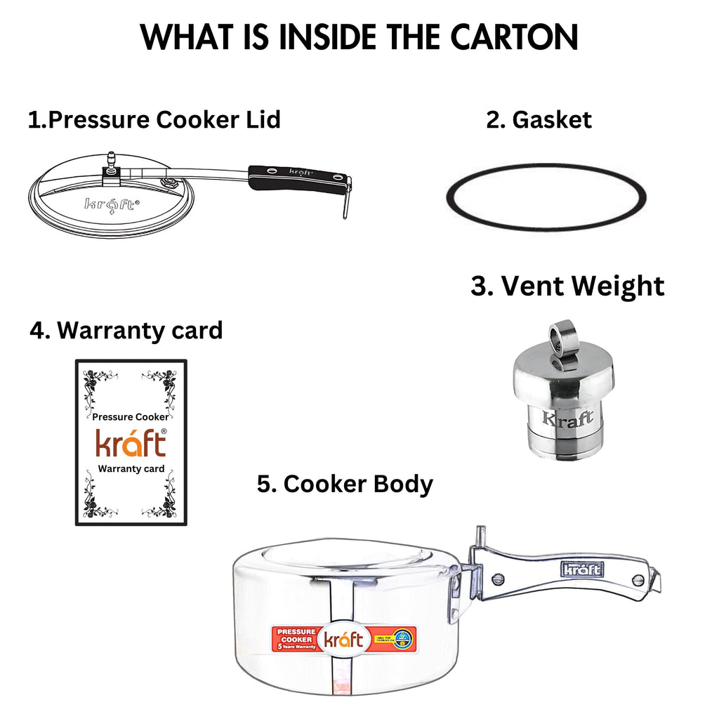2-Liter Aluminum Pressure Cooker C451647