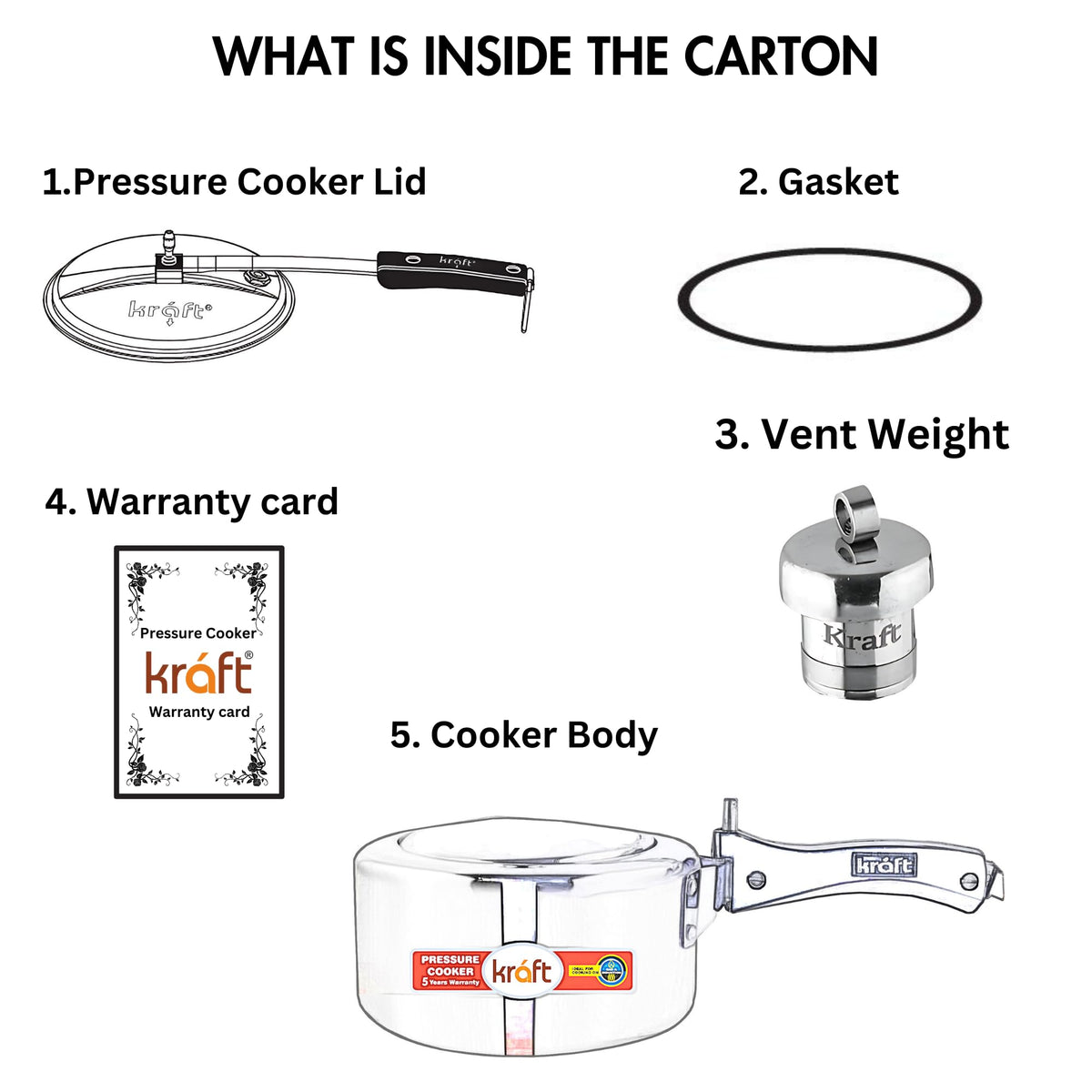 2-Liter Aluminum Pressure Cooker C451647