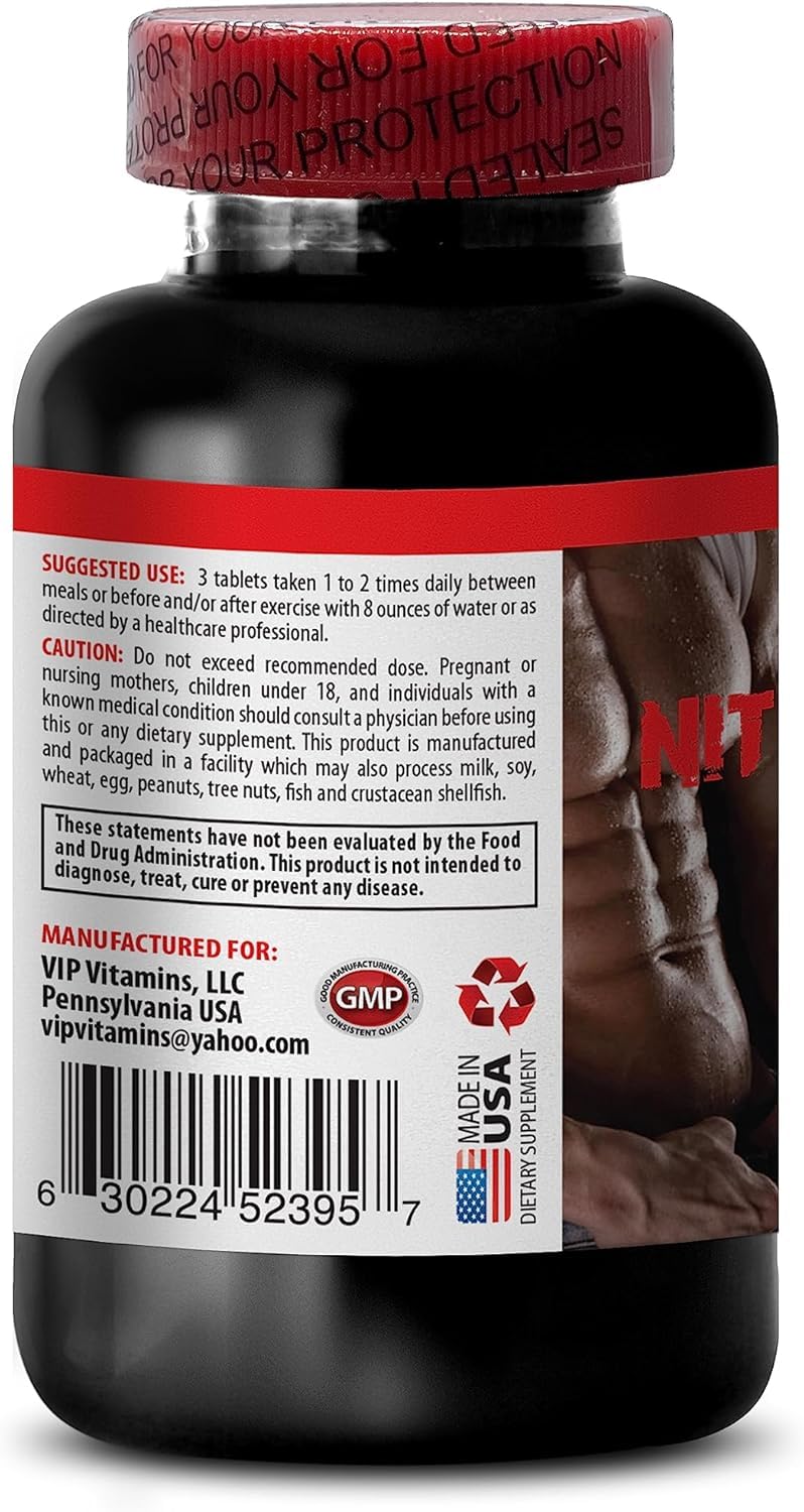 Nitric Oxide Supplement Pills F3916