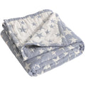 Blue Muslin Toddler Blanket N69437
