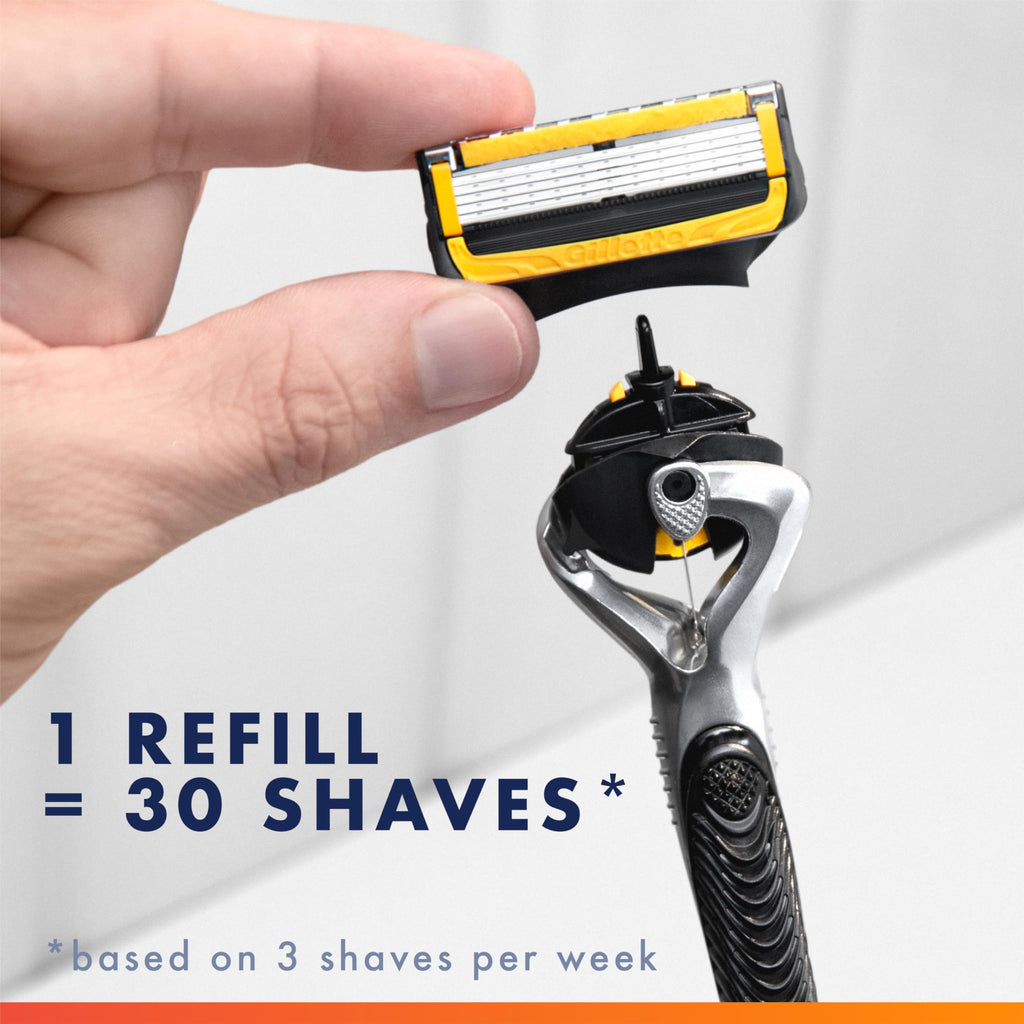 Men's Razor Blades, 8 Blade Refills I9874
