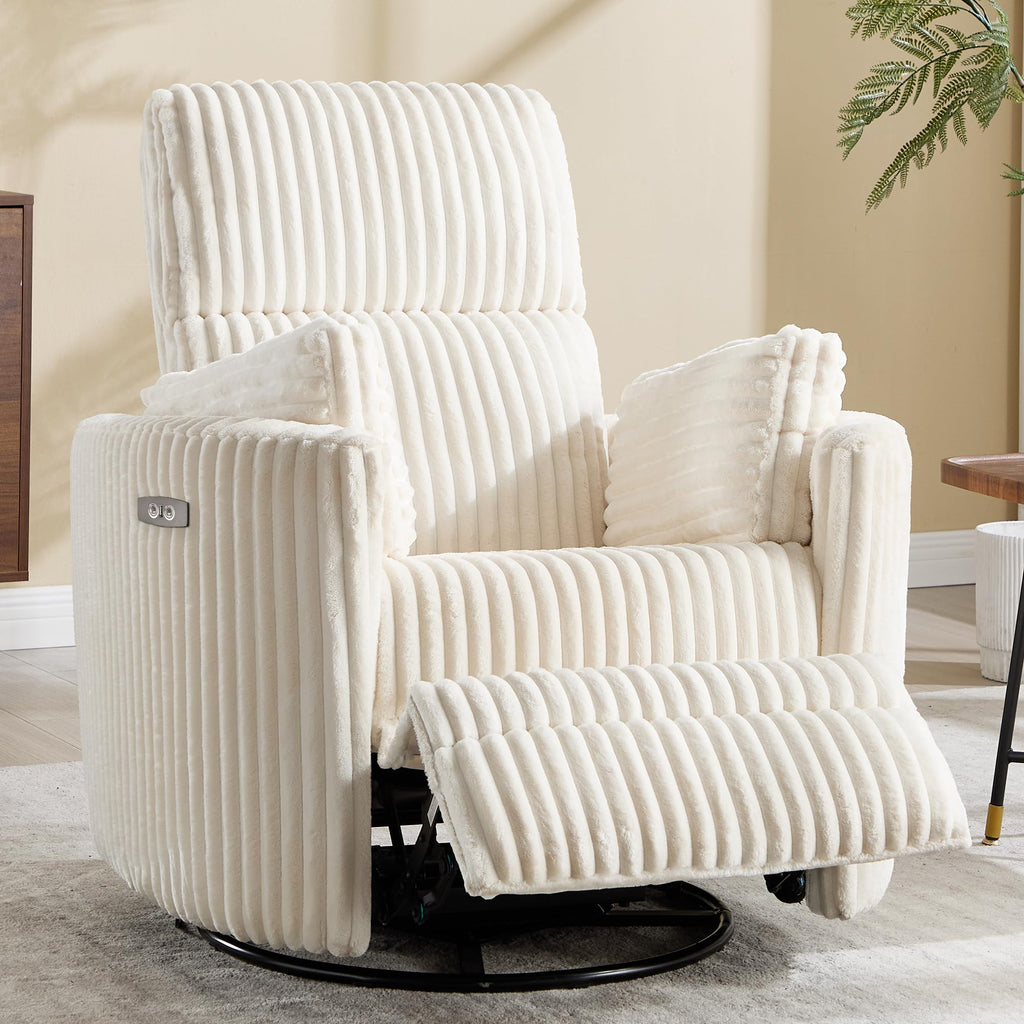 Power Recliner Swivel Glider Rocking Chair with USB Port V861610
