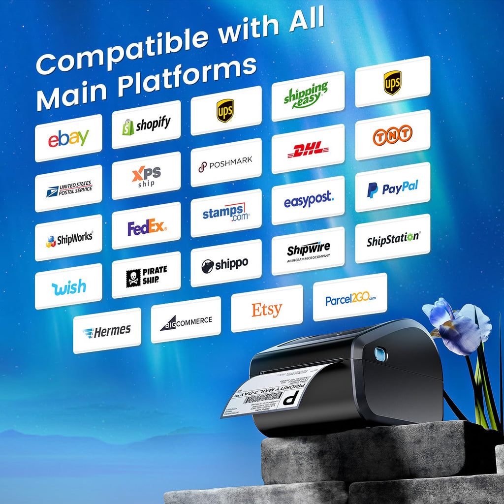 Bluetooth Shipping Label Printer L7862