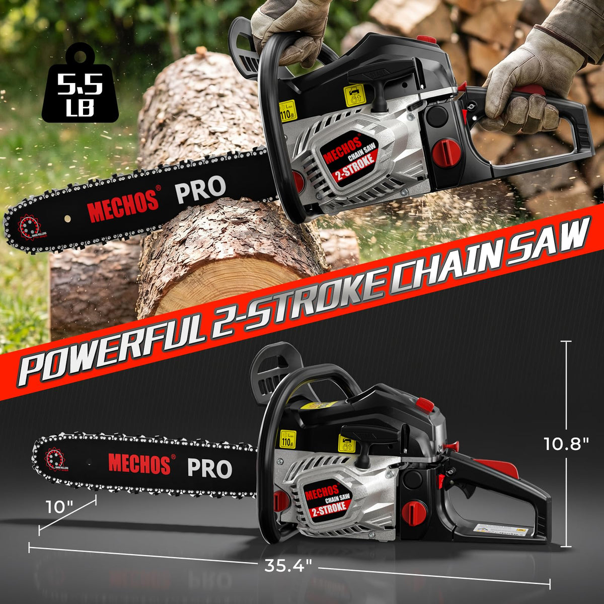 20 & 24 Inch Gas Chainsaw F38458