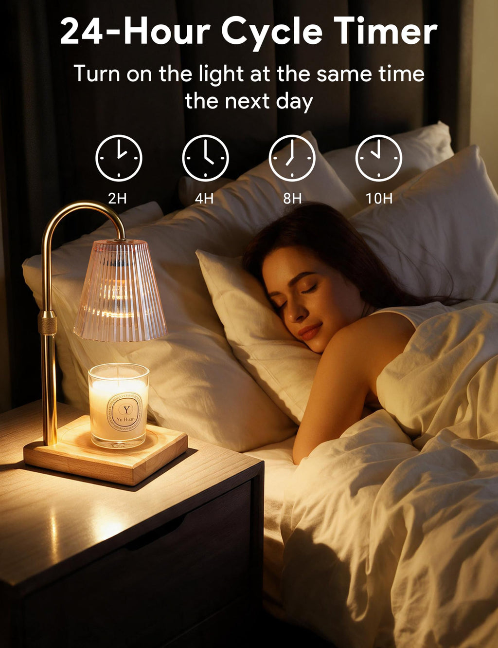 Candle Warmer Lamp Gold Y7060