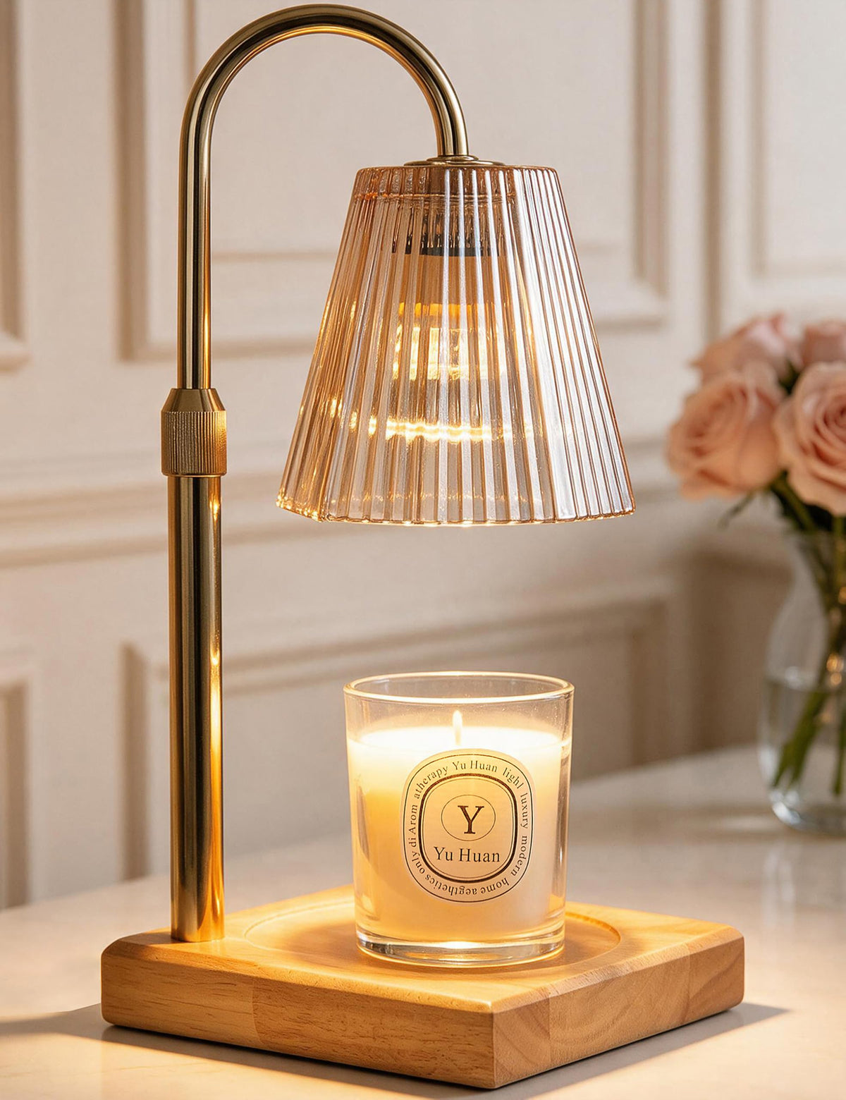 Candle Warmer Lamp Gold Y7060