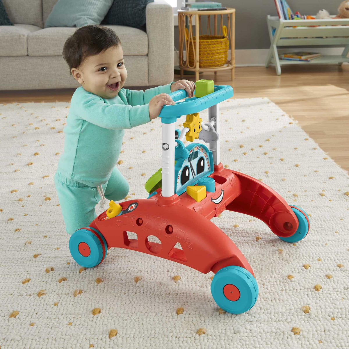 2-Sided Steady Speed Baby Walker with Learning Songs and Sounds B63276