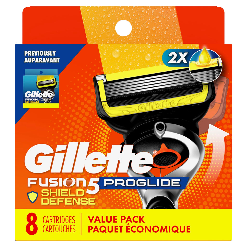 Men's Razor Blades, 8 Blade Refills I9874