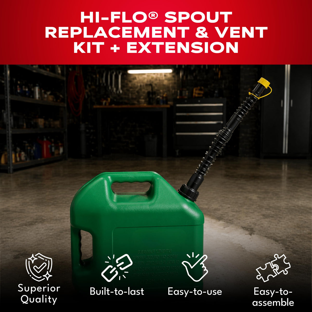Multi-Purpose Spout with Extension & Vent Kit, 3 Pk Z7797