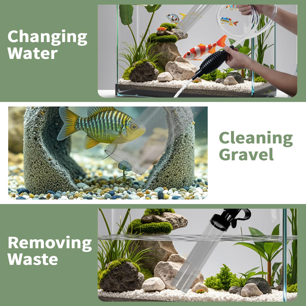Aquarium Siphon Cleaner Fish Tank Water Changer Kit I95033