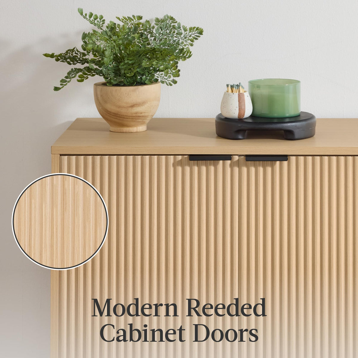 2-Door Storage Cabinet with Adjustable Shelves Q4388