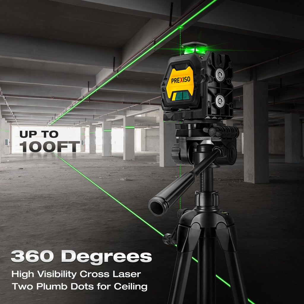 360 Laser Level with Tripod & 2 Plumb Dots R894
