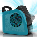 Blue 355CFM 3 Speed Air Mover Blower Fan with 2 Outlets N32351