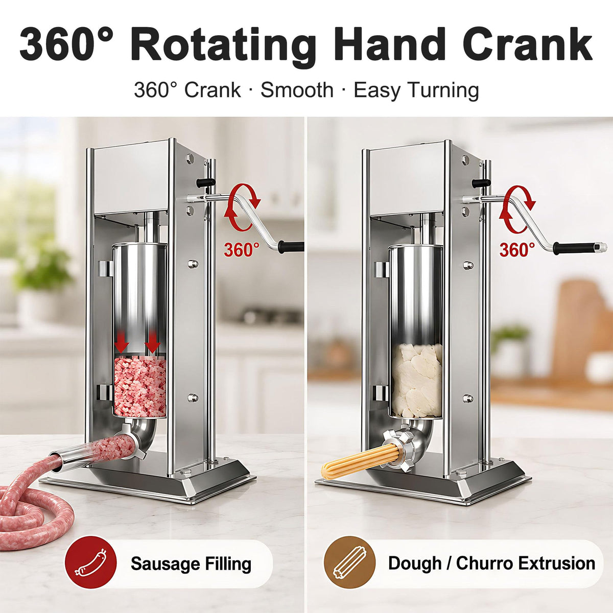 Sausage Stuffer and Churro Machine Combo L795