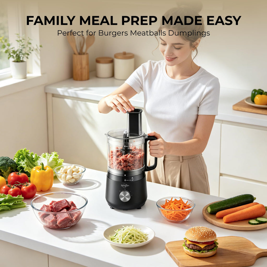 400W 4-Cup Mini Food Processor D7052