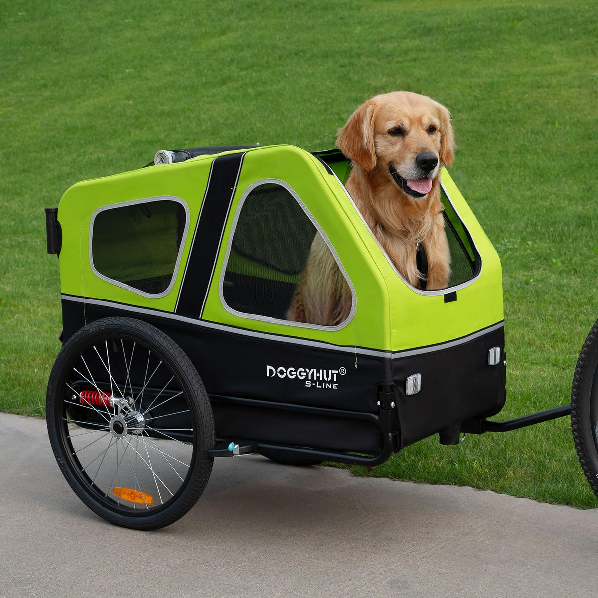XL Pet Bike Trailer & Stroller with Suspension Wheels M405305