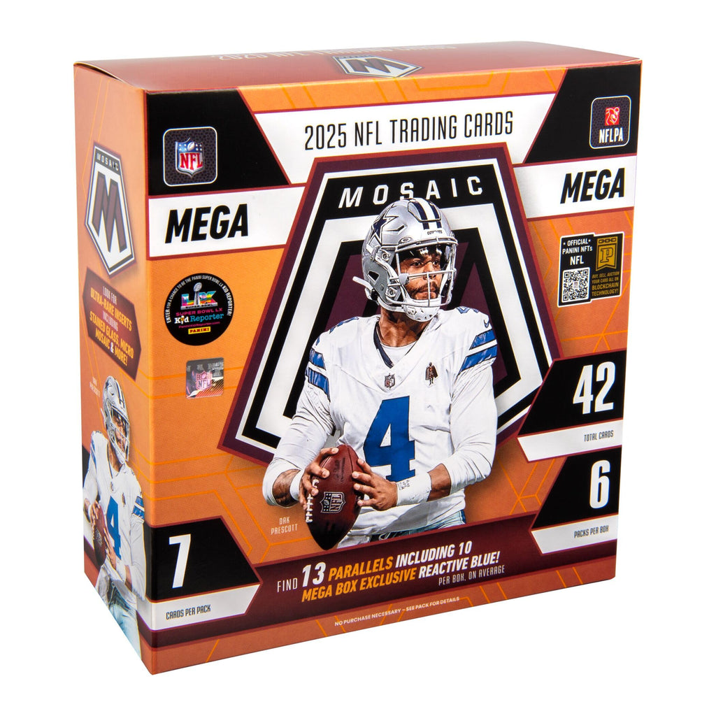 Football Trading Cards Mega Box K144